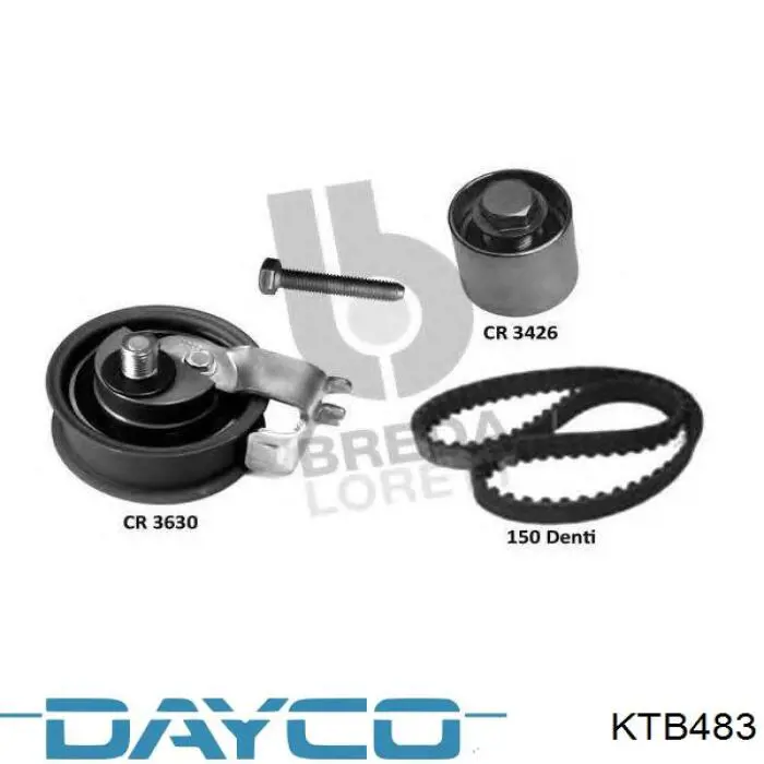 Купити KTB483 Dayco ГРМ ремень