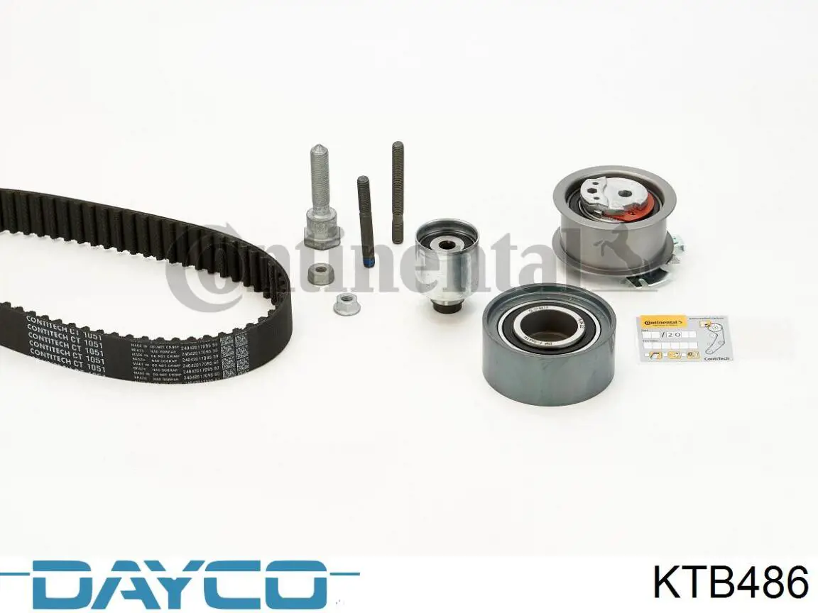 Комплект ГРМ Dayco KTB486 ціна, від 124.31 USD
