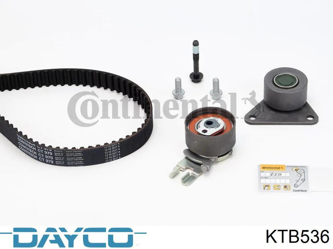 Комплект ГРМ Dayco KTB536 ціна, від 82.37 USD