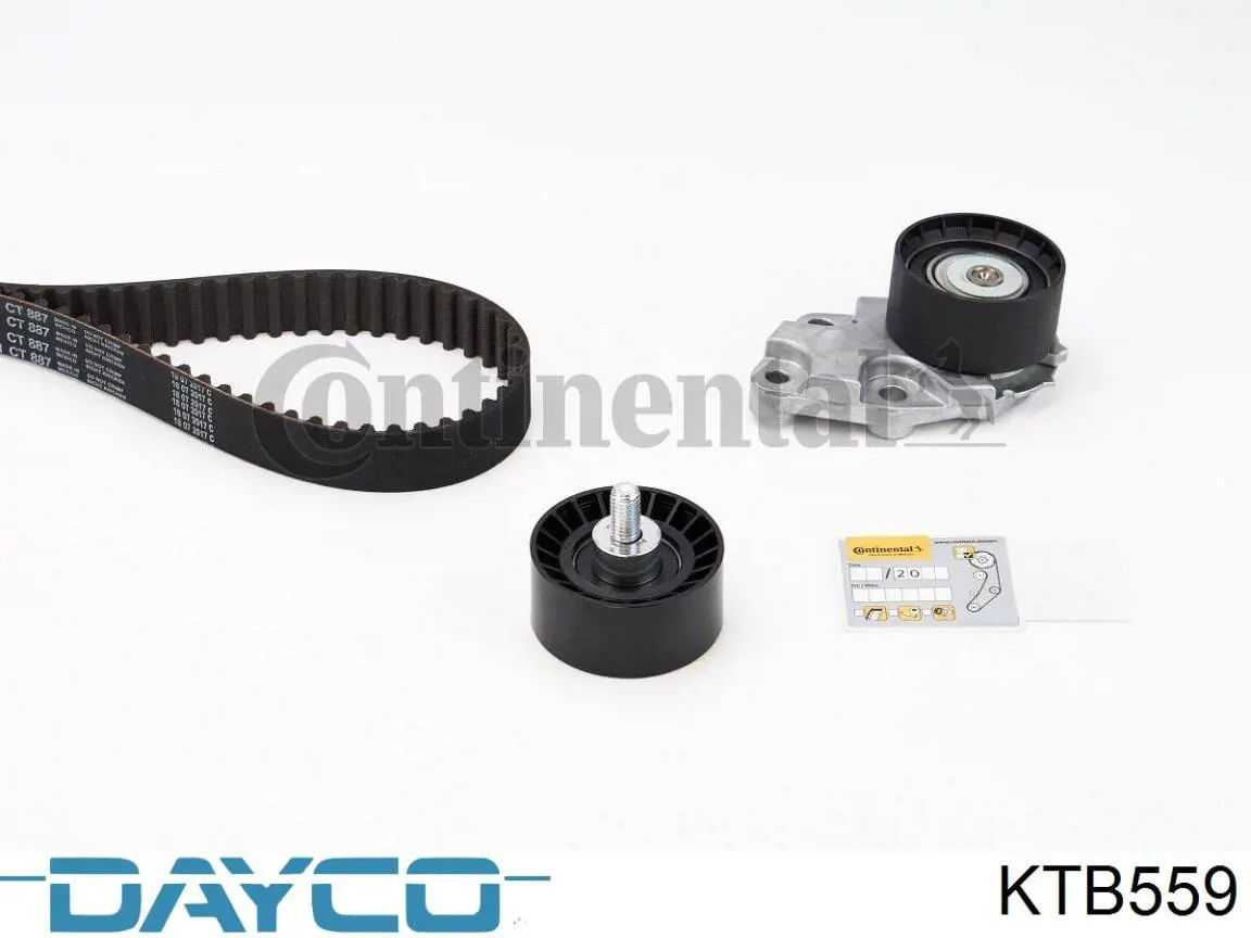 Комплект ГРМ Dayco KTB559 ціна, від 50.46 USD