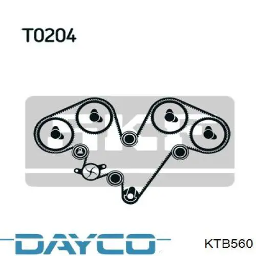 Купити KTB560 Dayco ГРМ ремень