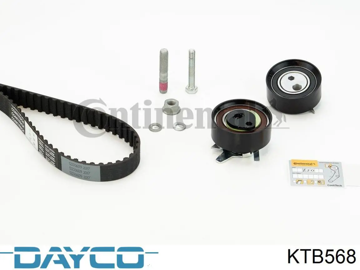 Комплект ГРМ Dayco KTB568 ціна, від 93.87 USD