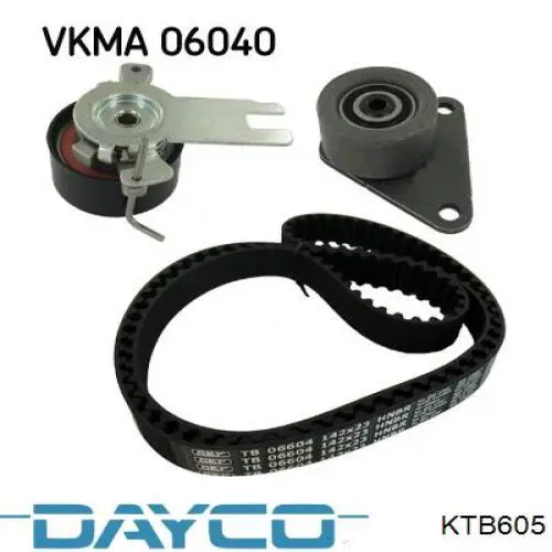 Комплект ГРМ Dayco KTB605 ціна, від 97.13 USD