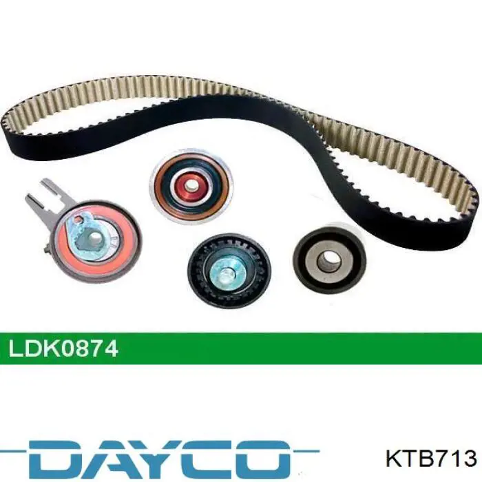 Комплект ГРМ Dayco KTB713 ціна, від 108.04 USD