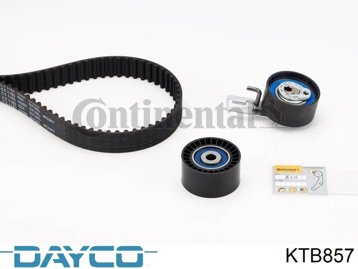Комплект ГРМ Dayco KTB857 ціна, від 90.12 USD
