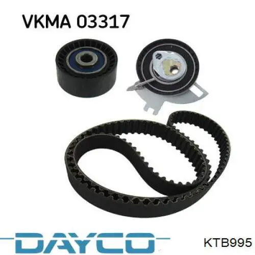 Комплект ГРМ Dayco KTB995 ціна, від 63.07 USD