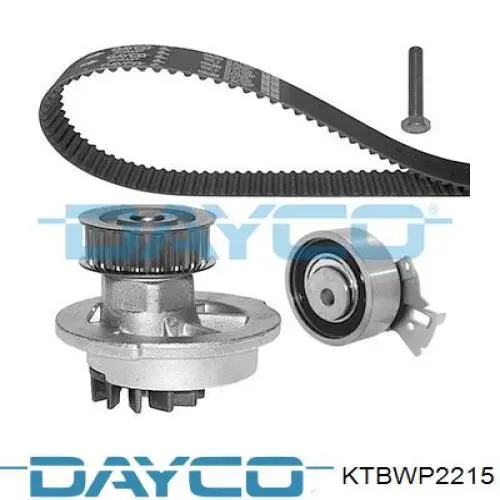 Комплект ГРМ Dayco KTBWP2215 ціна, від 67.07 USD