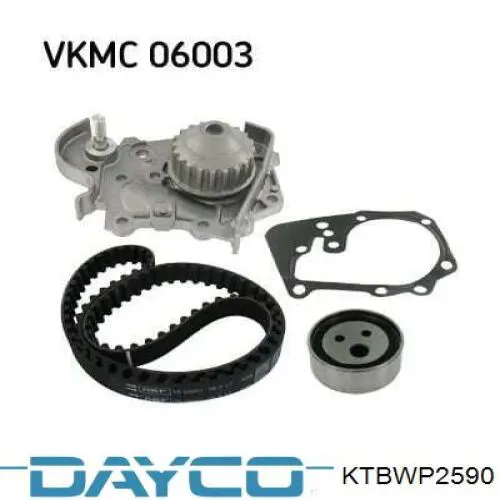 Комплект ГРМ KTBWP2590 Dayco