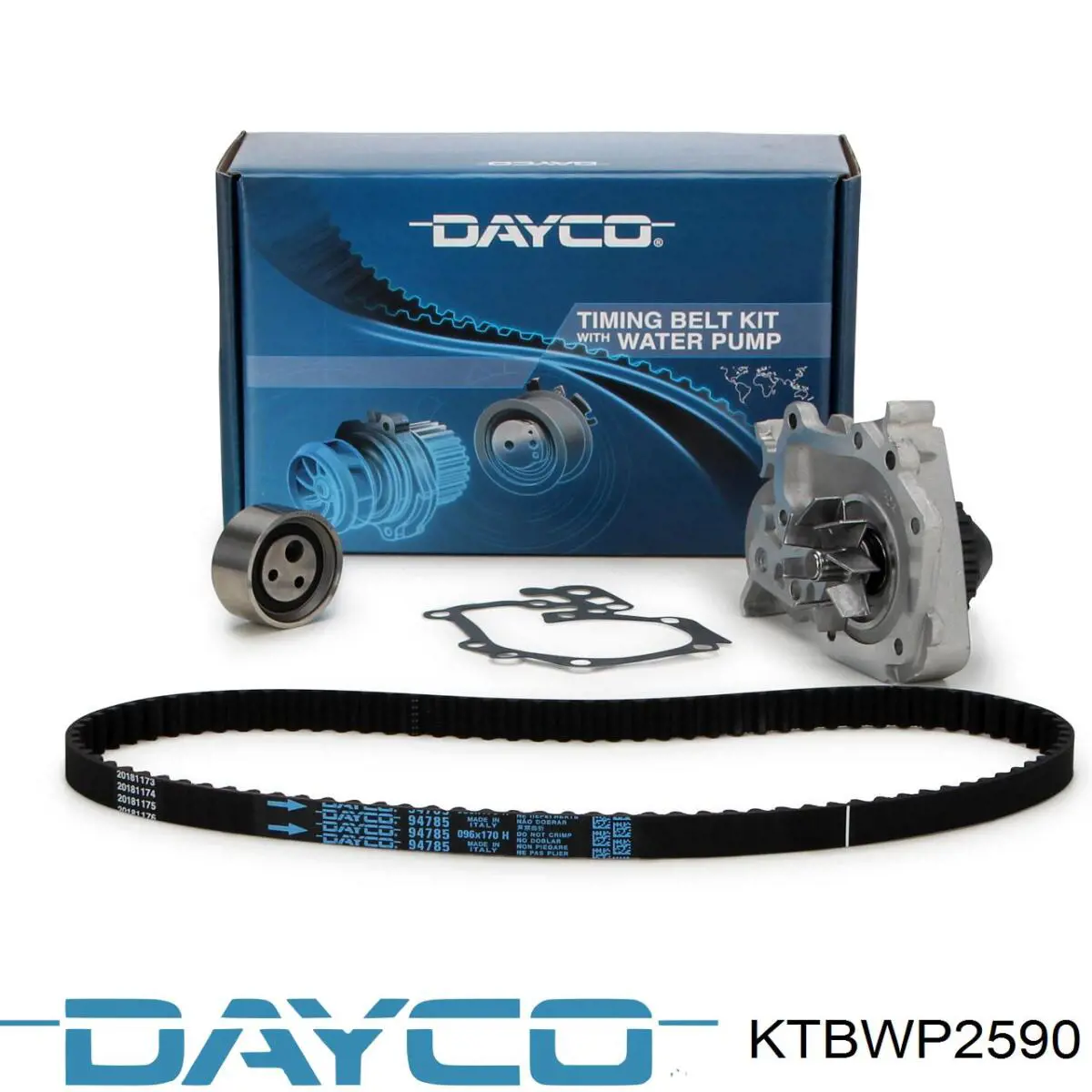 Комплект ГРМ Dayco KTBWP2590 ціна, від 56.53 USD