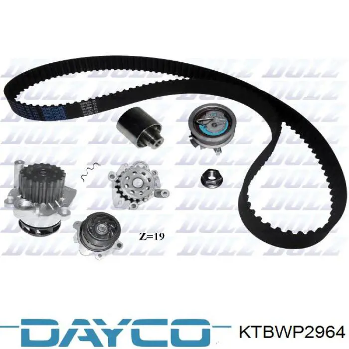 Комплект ГРМ KTBWP2964 Dayco