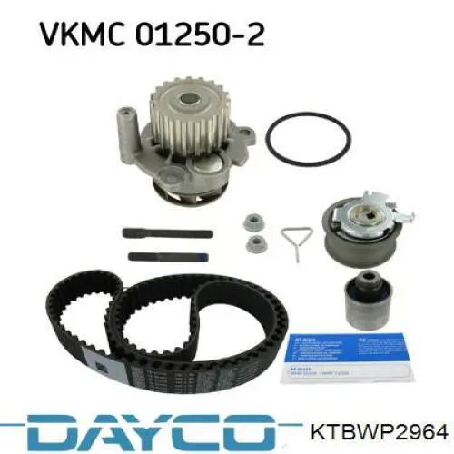 Комплект ГРМ Dayco KTBWP2964 ціна, від 112.19 USD
