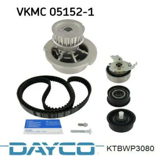 Комплект ГРМ Dayco KTBWP3080 ціна, від 97.61 USD