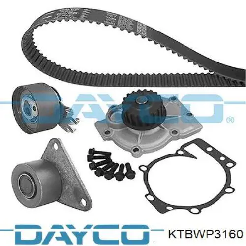 Комплект ГРМ Dayco KTBWP3160 ціна, від 114.01 USD