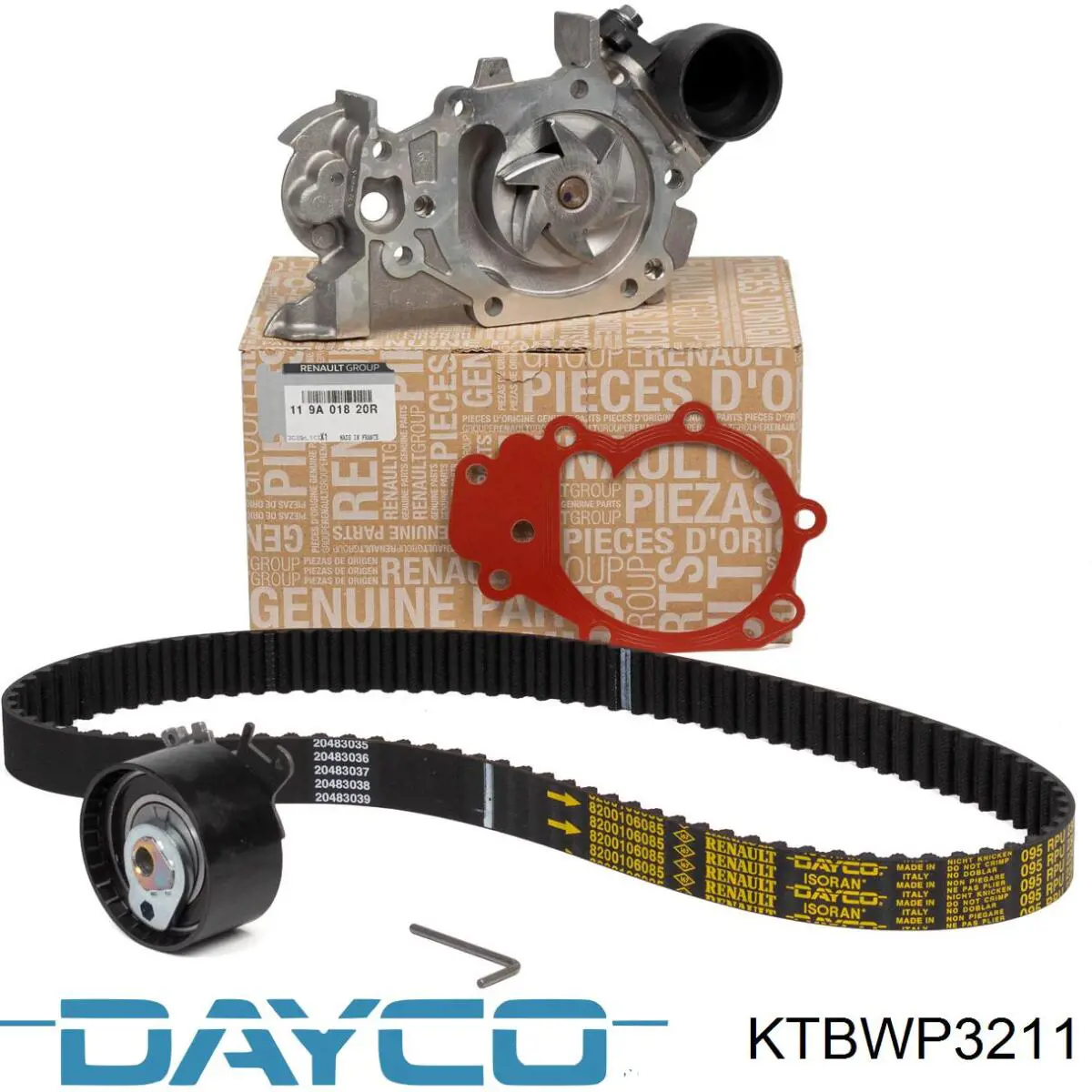 Комплект ГРМ KTBWP3211 Dayco