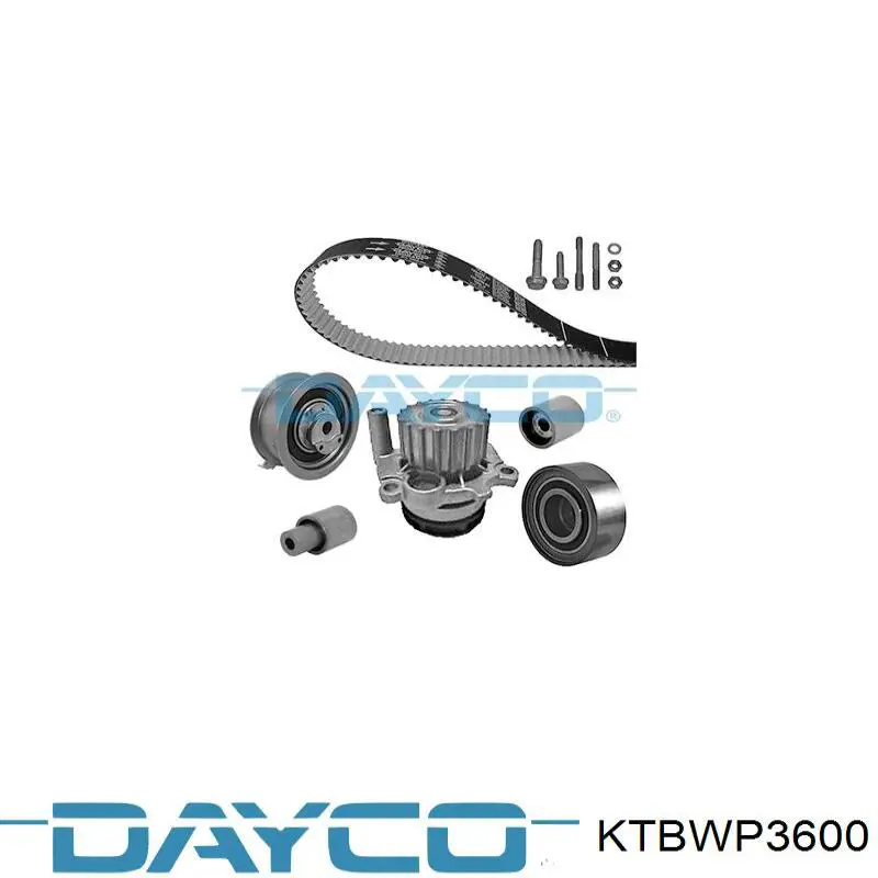 Комплект ГРМ Dayco KTBWP3600 ціна, від 153.97 USD