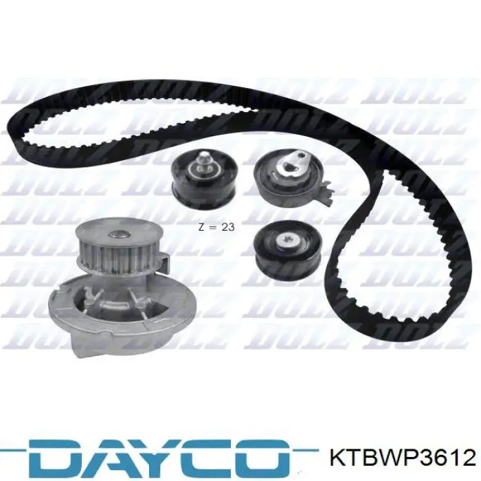 Купити KTBWP3612 Dayco ГРМ ремень