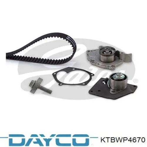 Комплект ГРМ Dayco KTBWP4670 ціна, від 93.55 USD