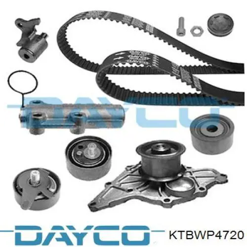 KTBWP4720 Dayco Ремінь ГРМ, комплект