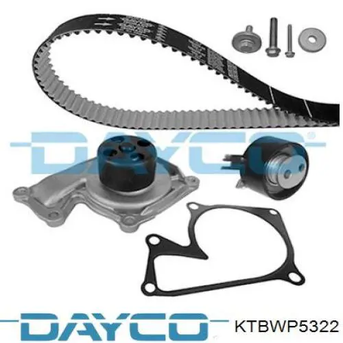 Комплект ГРМ Dayco KTBWP5322 ціна, від 114.27 USD