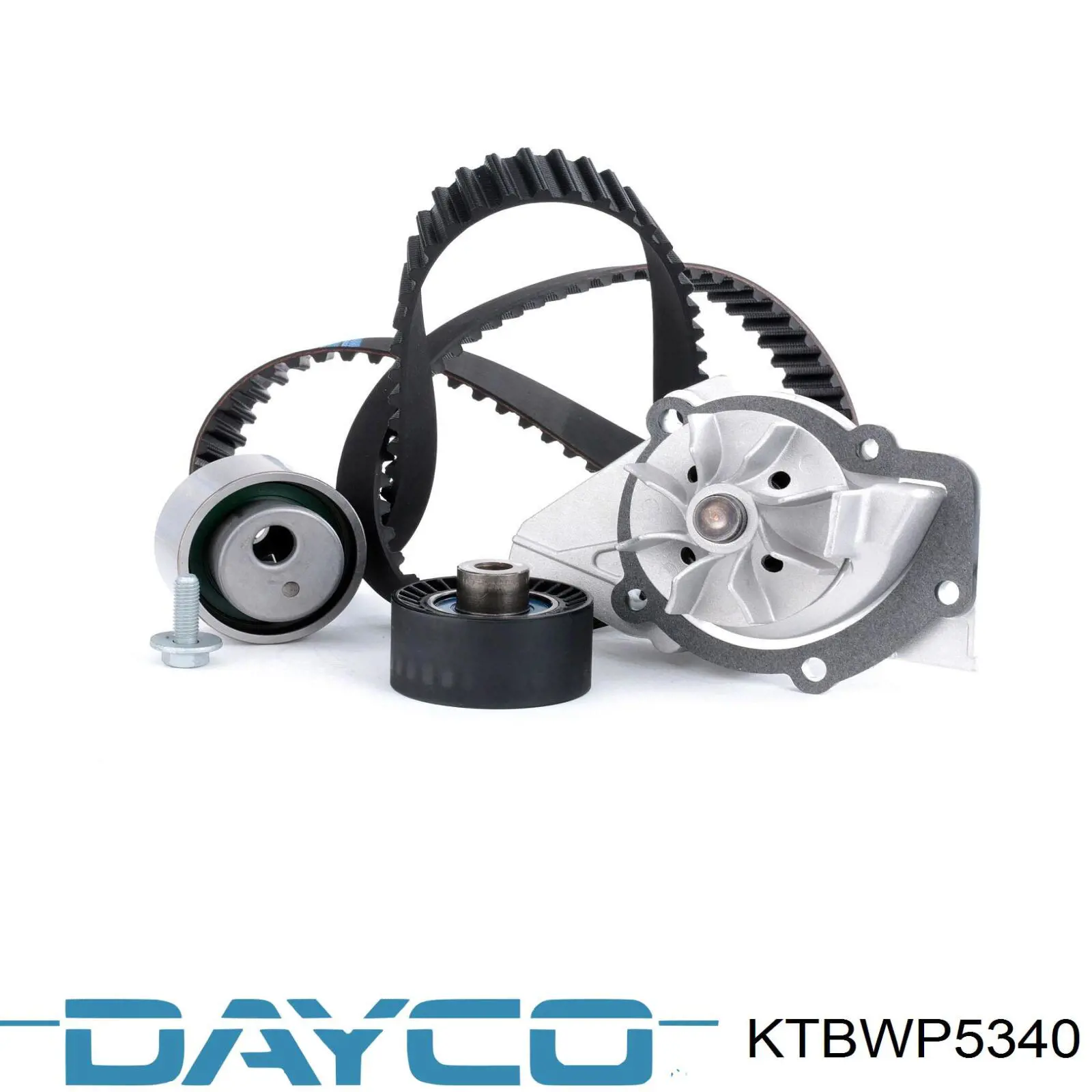 Комплект ГРМ Dayco KTBWP5340 ціна, від 80.32 USD