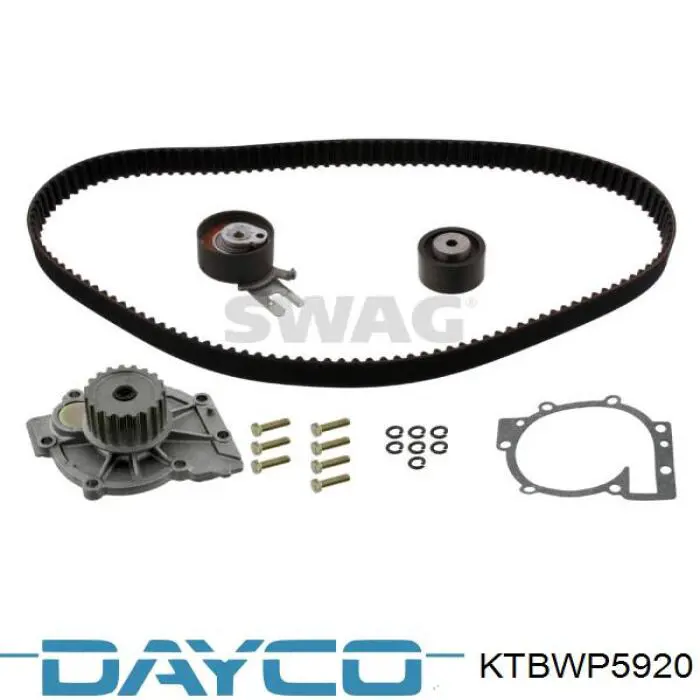 Комплект ГРМ KTBWP5920 Dayco