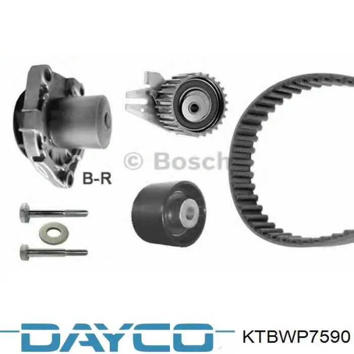 Комплект ГРМ KTBWP7590 Dayco