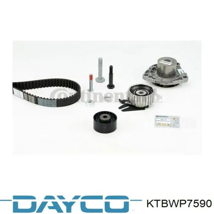 Комплект ГРМ Dayco KTBWP7590 ціна, від 129.35 USD