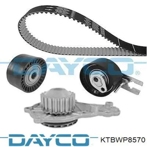 KTBWP8570 Dayco Ремінь ГРМ, комплект