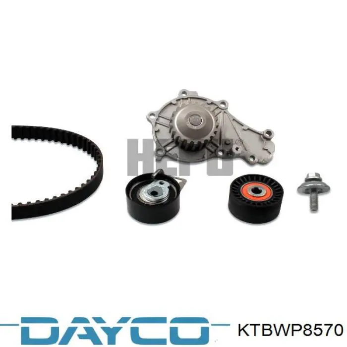 Комплект ГРМ Dayco KTBWP8570 ціна, від 119.01 USD