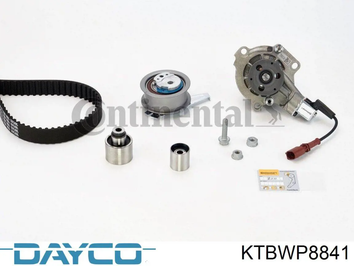 Комплект ГРМ Dayco KTBWP8841 ціна, від 200.84 USD