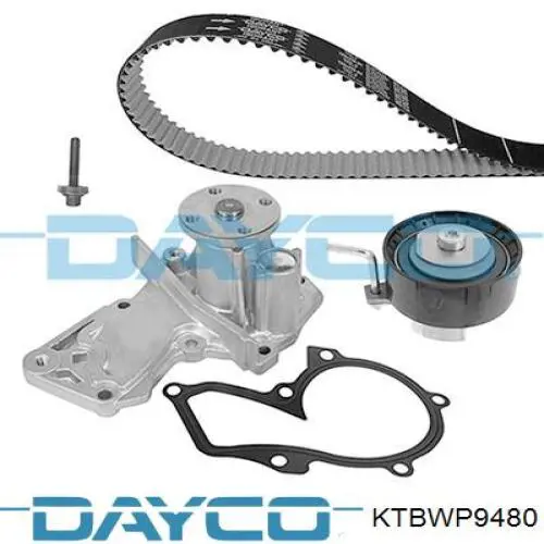 Комплект ГРМ Dayco KTBWP9480 ціна, від 104.97 USD