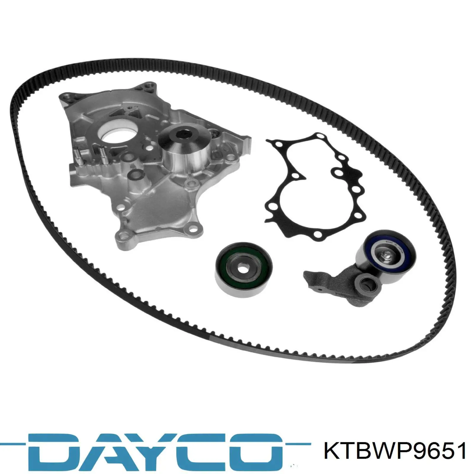 Комплект ГРМ Dayco KTBWP9651 ціна, від 168.53 USD