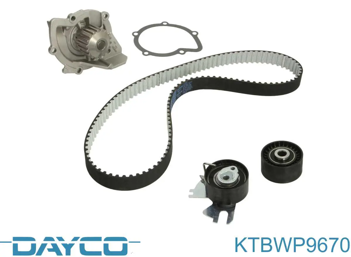 Купити KTBWP9670 Dayco ГРМ ремень