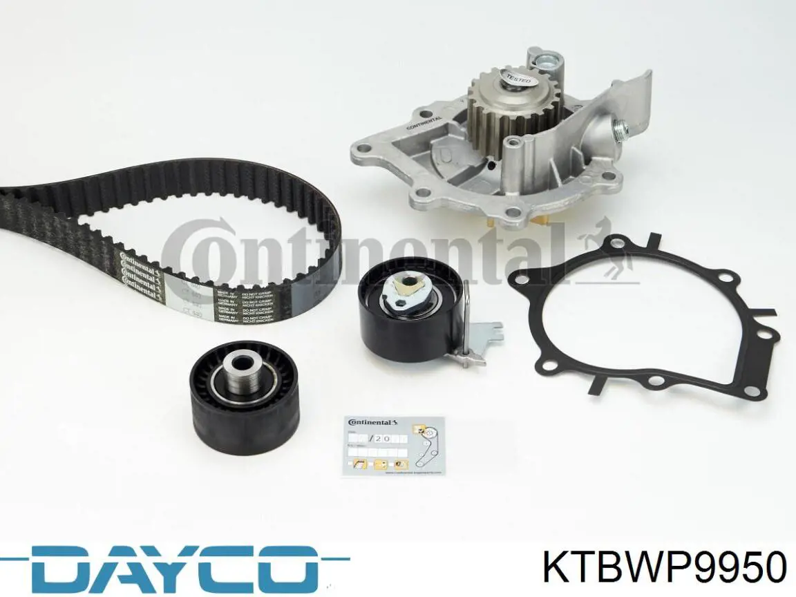 Комплект ГРМ Dayco KTBWP9950 ціна, від 96.27 USD