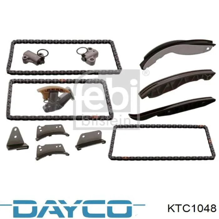 Ланцюг ГРМ, комплект, верхня KTC1048 Dayco