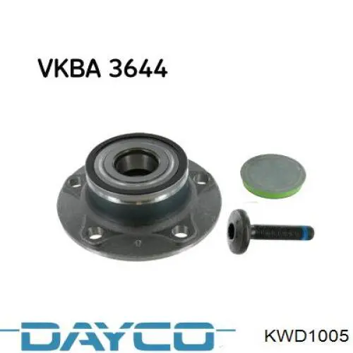 Маточина заднього колеса Dayco KWD1005