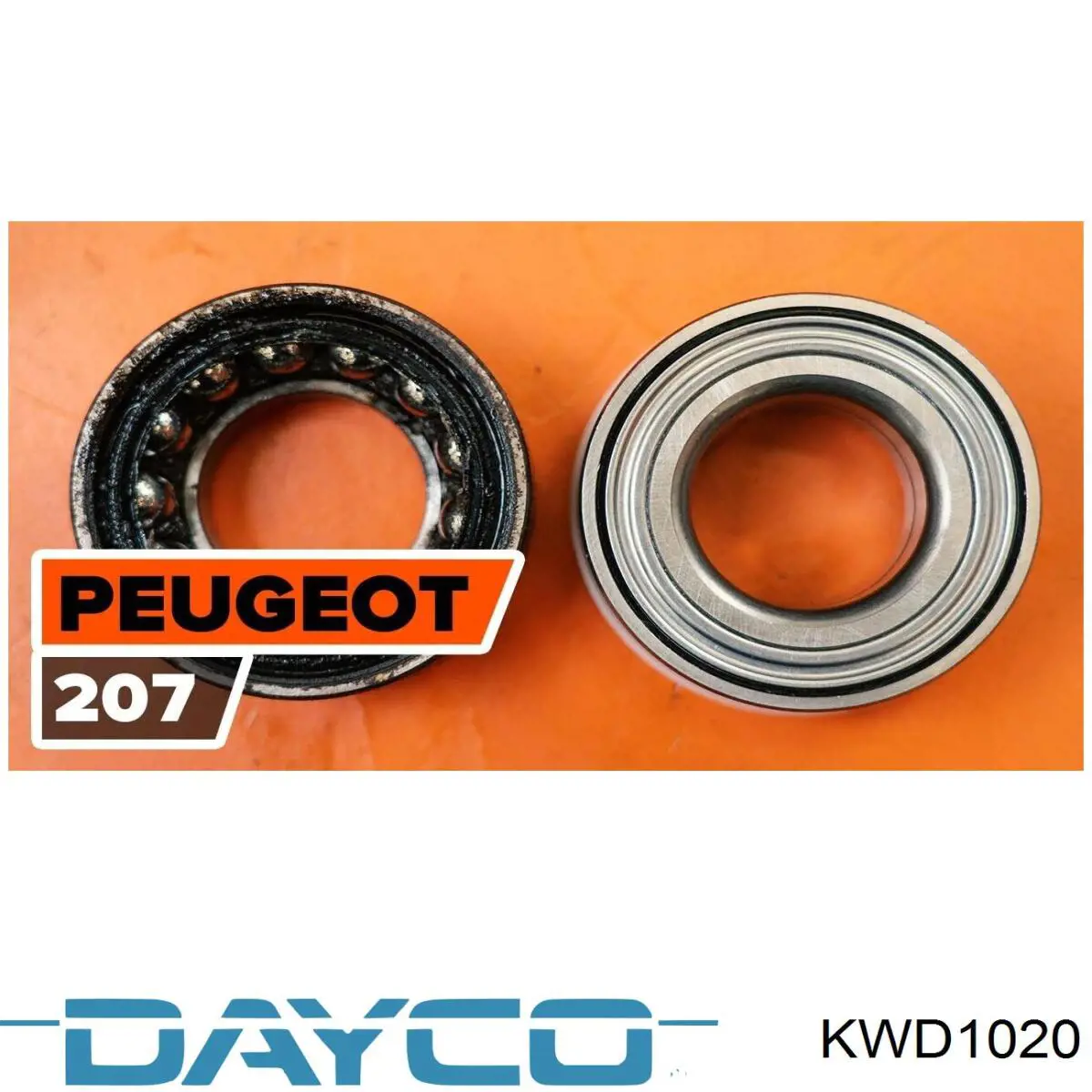 Купити KWD1020 Dayco Підшипник задньої ступиці