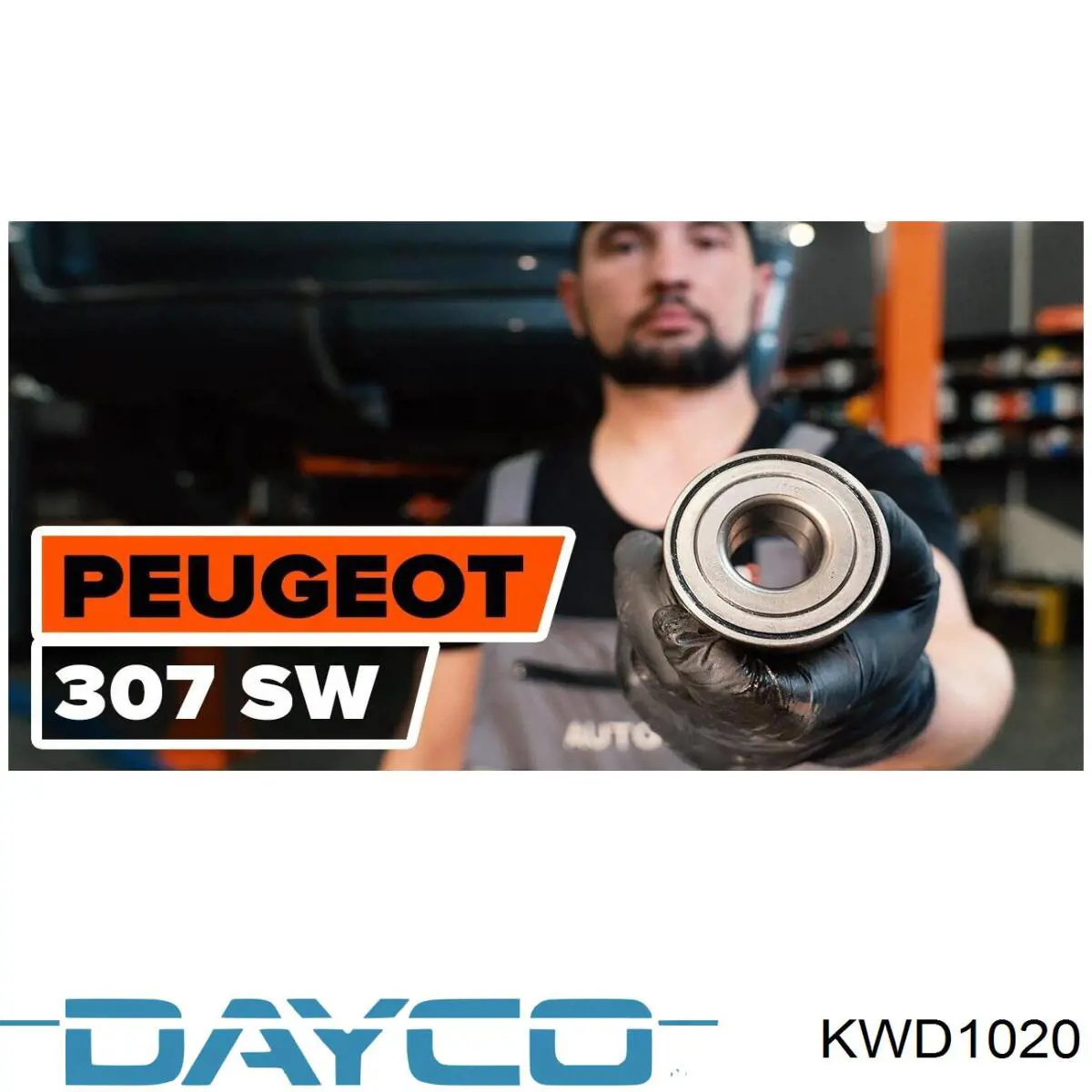 Підшипник задньої ступиці KWD1020 Dayco