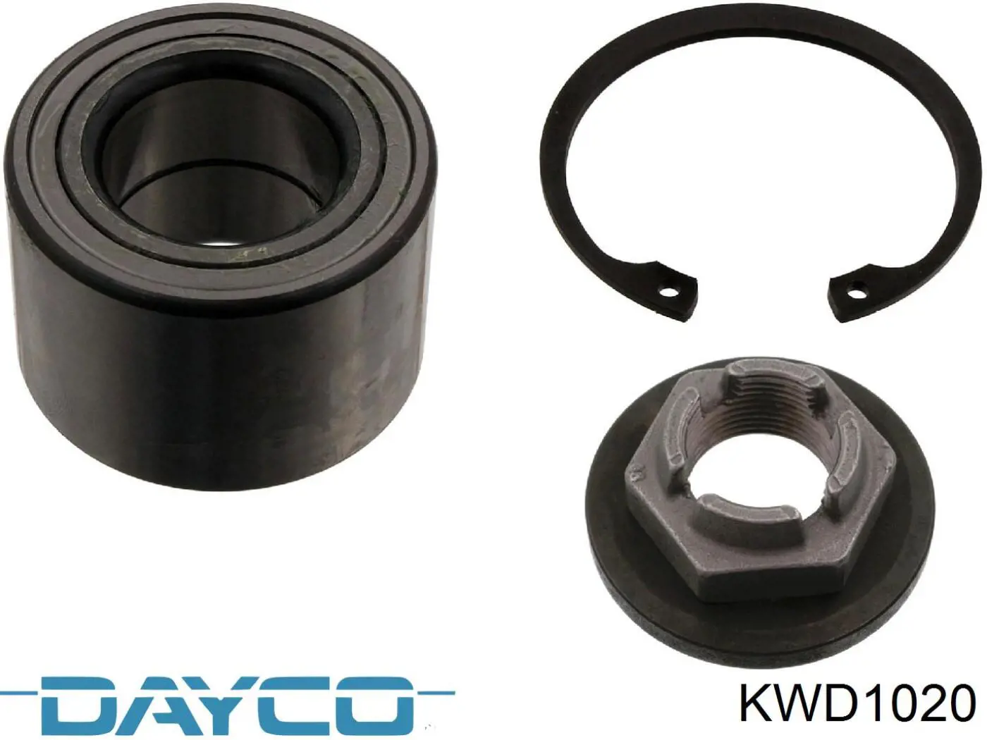 Підшипник маточини задньої KWD1020 Dayco