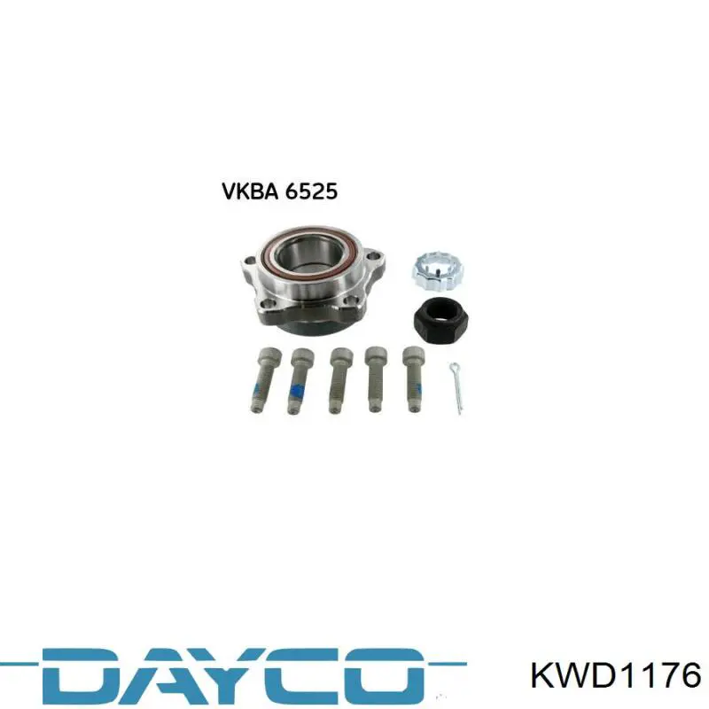 KWD1176 Dayco Підшипник маточини передньої