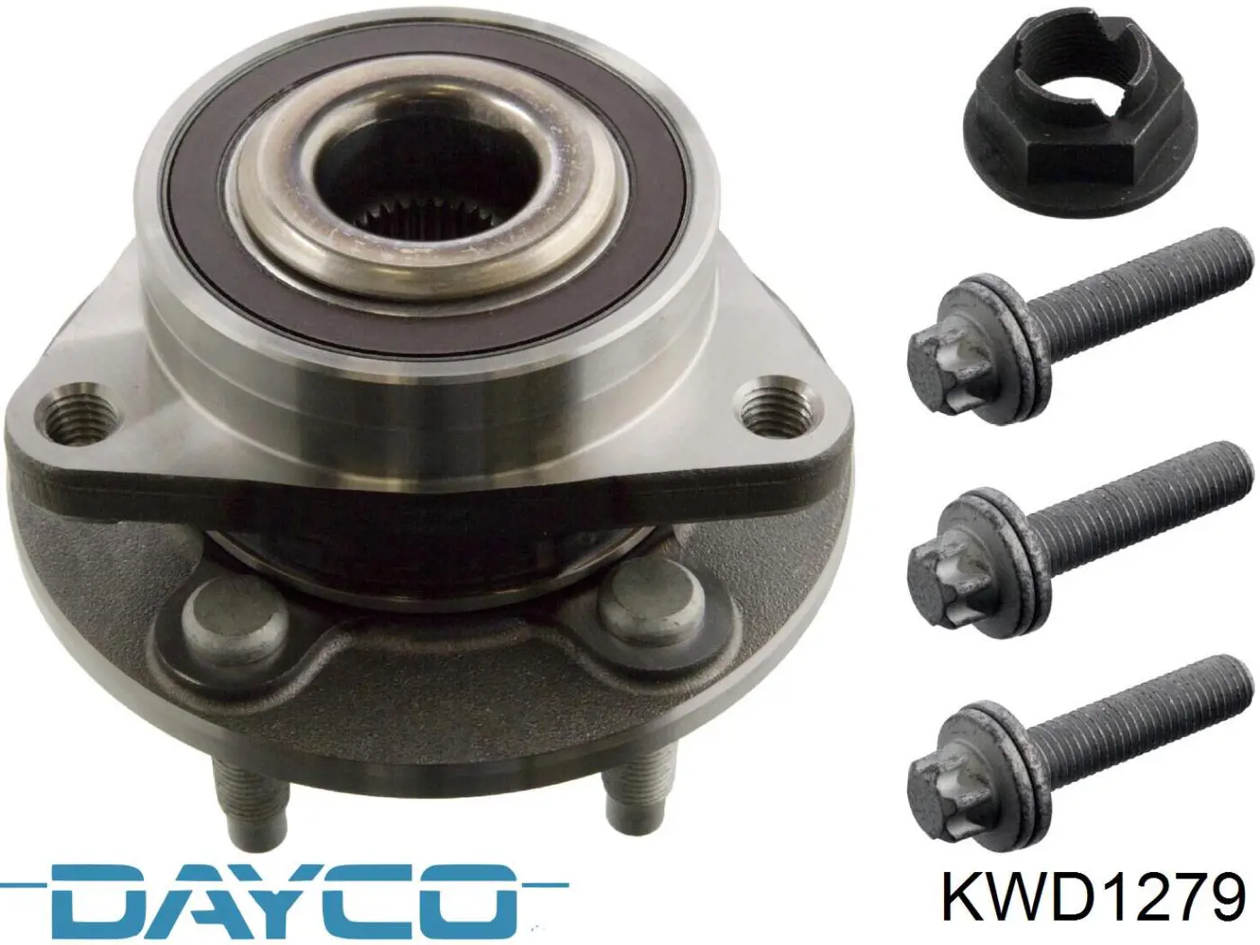 Маточина колеса передня Dayco KWD1279 ціна, від 58.19 USD