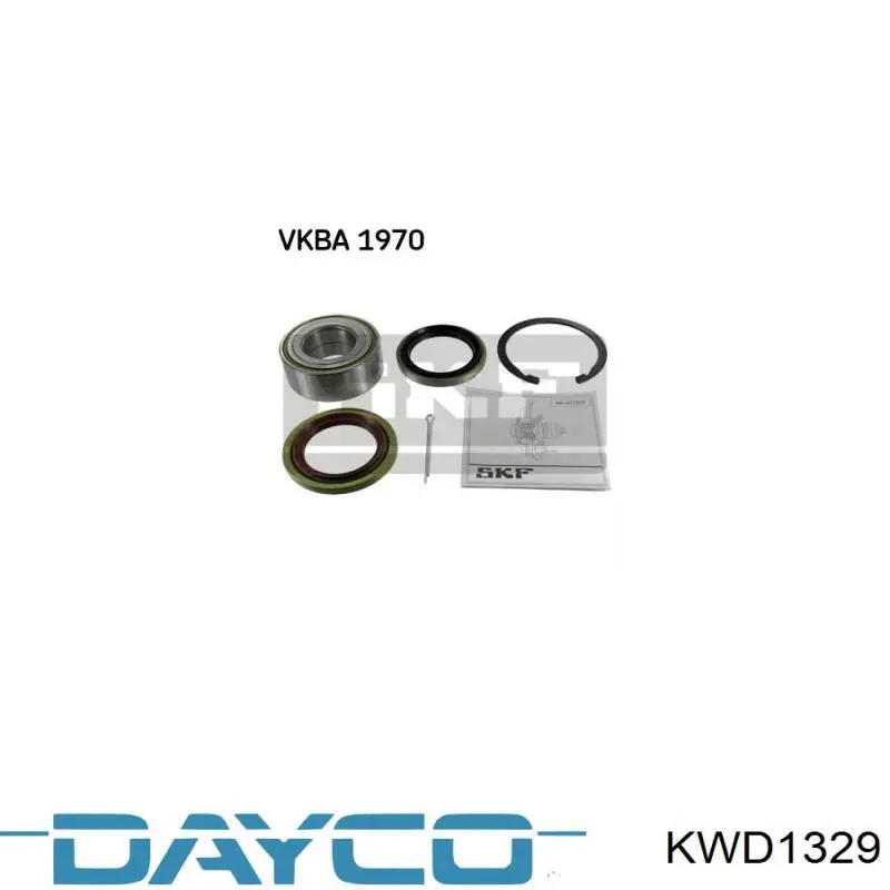 Підшипник маточини передньої KWD1329 Dayco