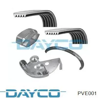 Ремінь приводний, агрегатів, комплект Dayco PVE001 ціна, від 22.06 USD