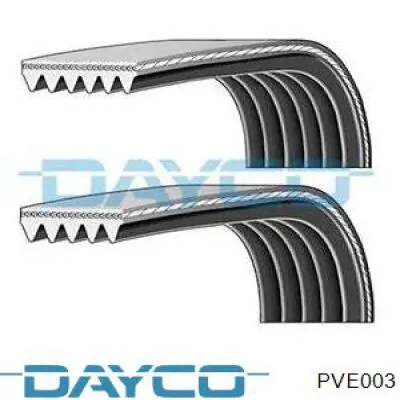 PVE003 Dayco ремінь приводний, агрегатів, комплект