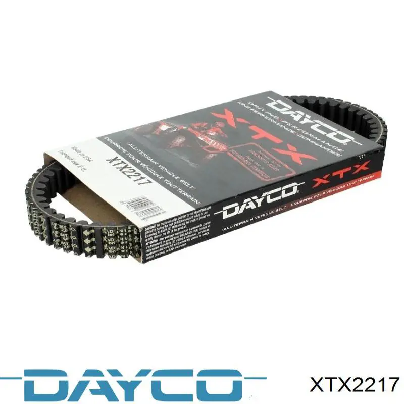 Ремінь варіатора Dayco XTX2217 ціна, від 59.17 USD