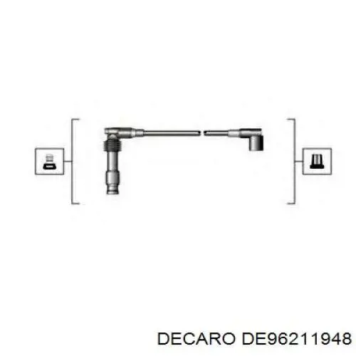 Дроти запалювання DECARO DE96211948 ціна, від 11.48 USD