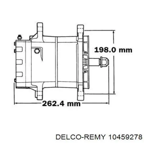 Генератор 19011202 Delco Remy