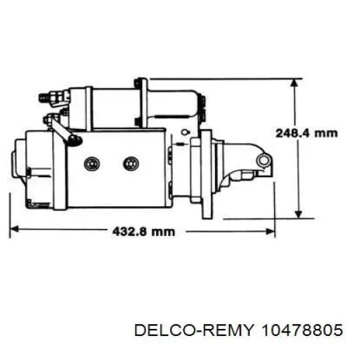 Реле втягує стартера BOSCH F032231913