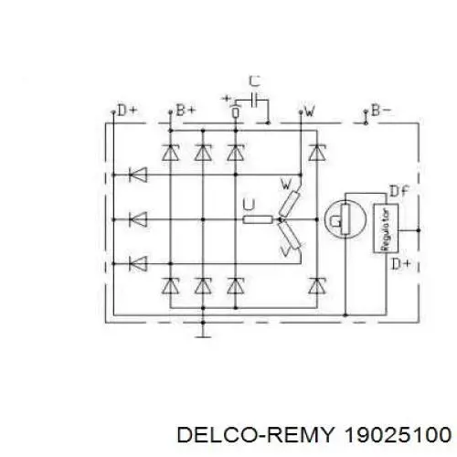 CA1035 REMA-PARTS генератор