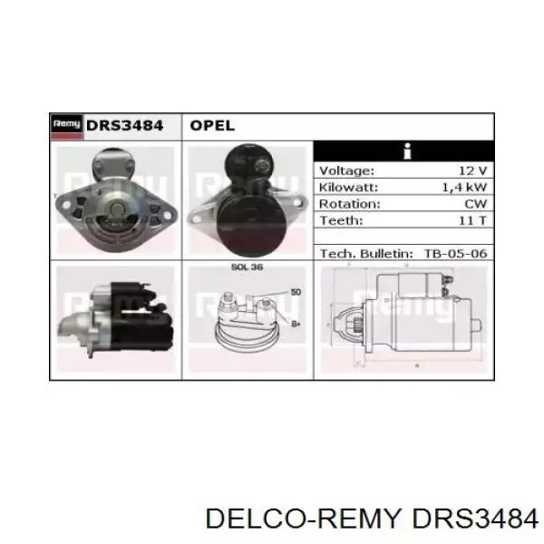 Стартер JS1091 REMA-PARTS